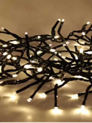 Guirlande lumineuse basique : 1200 LED, blanc doux - 24 m