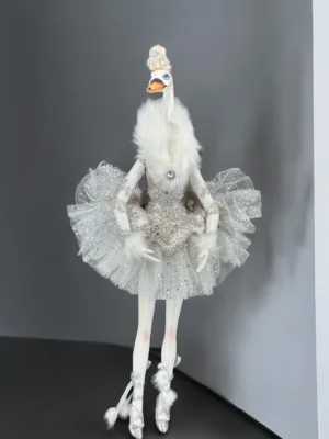 Jouet de Noël : Cygne-ballerine, 70 cm