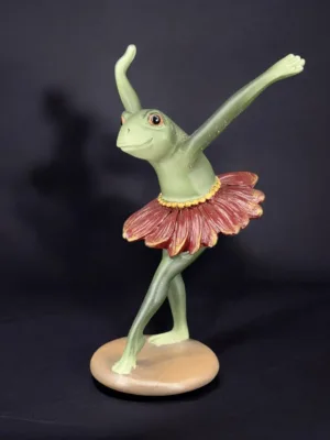 Objet de décoration: La grenouille-ballerine, Danse de Noël