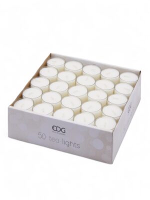 Bougies chauffe-plat transparentes - lot 50